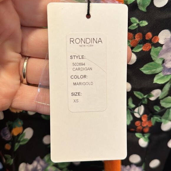 Rondina‎ New York Cardigan Sz XS NWT - Picture 2 of 5